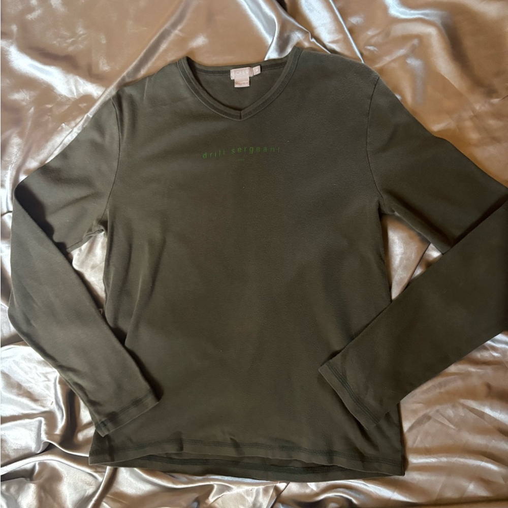 J. Crew Women’s Medium Olive Long Sleeve Tee